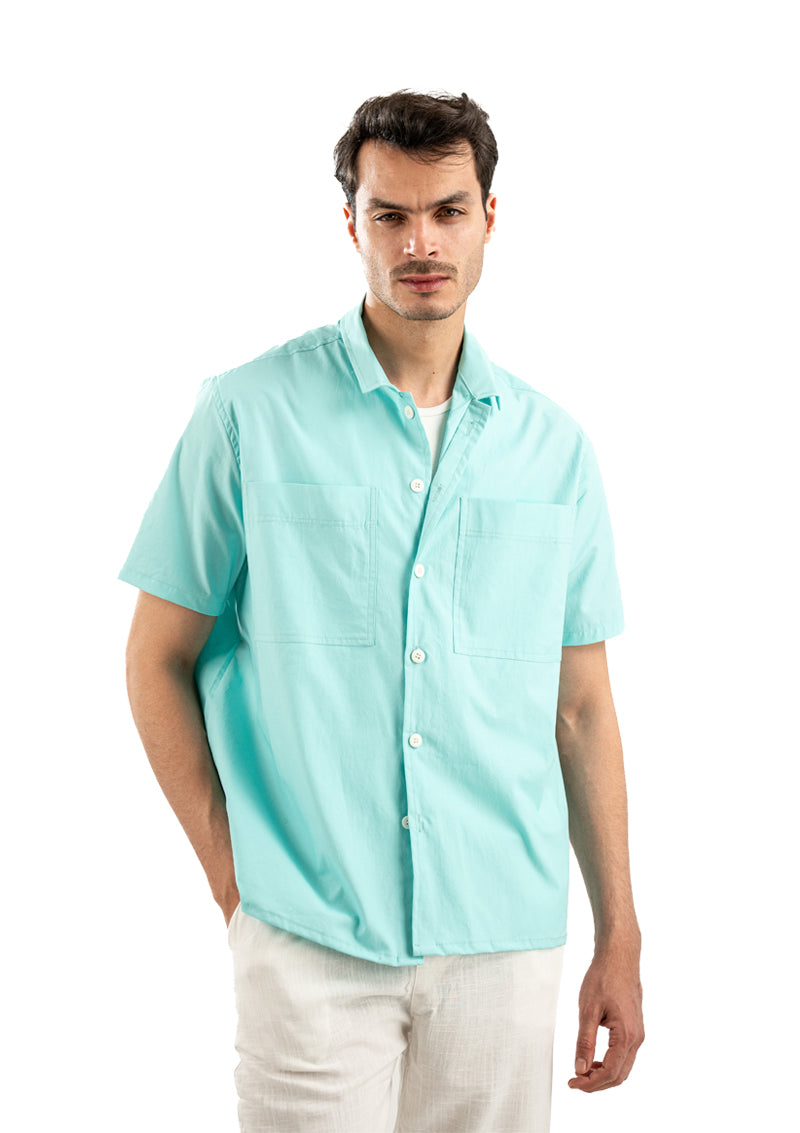 AQUA OVERSIZE SHIRT